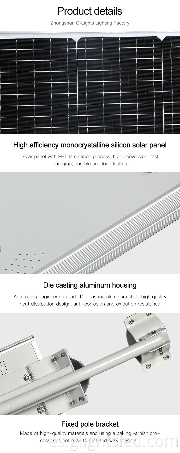 Aluminio aluminio impermeable al aire libre IP65 50W 100W 150W 200W COB INTEGRADO TODO EN UNA VENTA LED